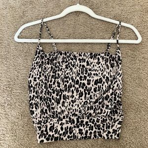 Urban outfitters cheetah print tank top